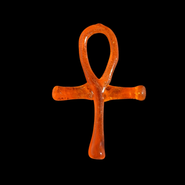 pendentif Ankh orange