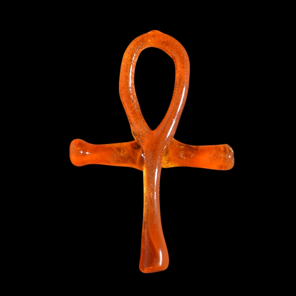pendentif Ankh orange