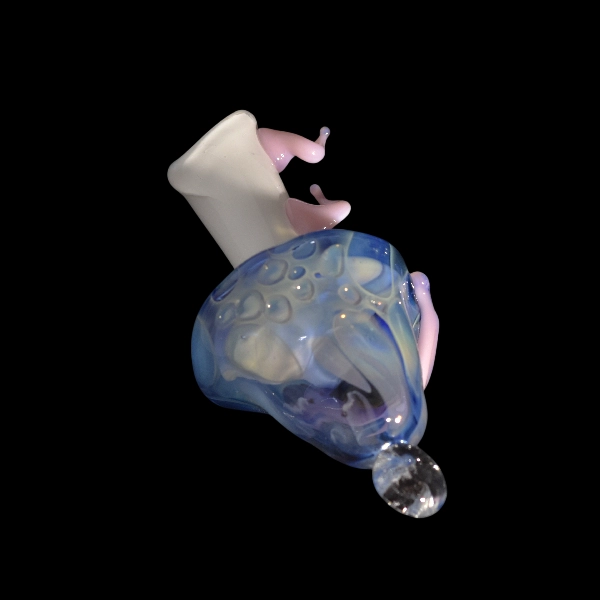 pendentif champis oeil rose