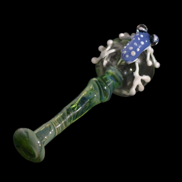 chillums grenouille white blue