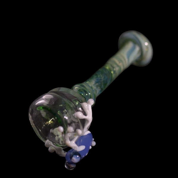 chillums grenouille white blue