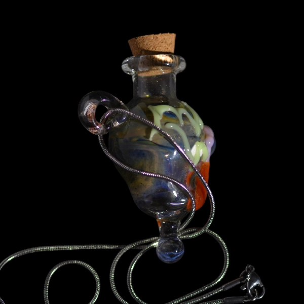 pendentif fiole oeil