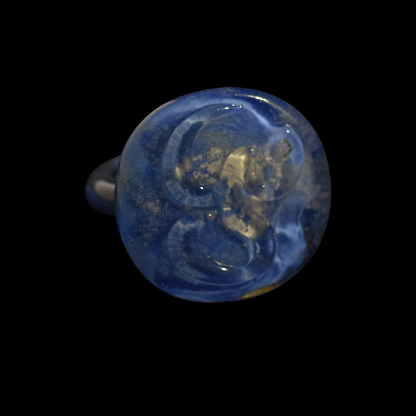 bague zen bleu