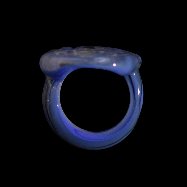 bague zen bleu