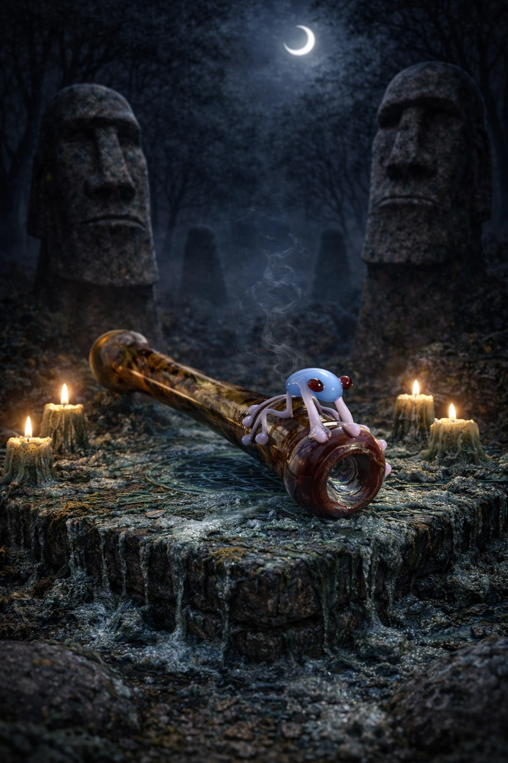 Chillum en Verre - Pipe en verre