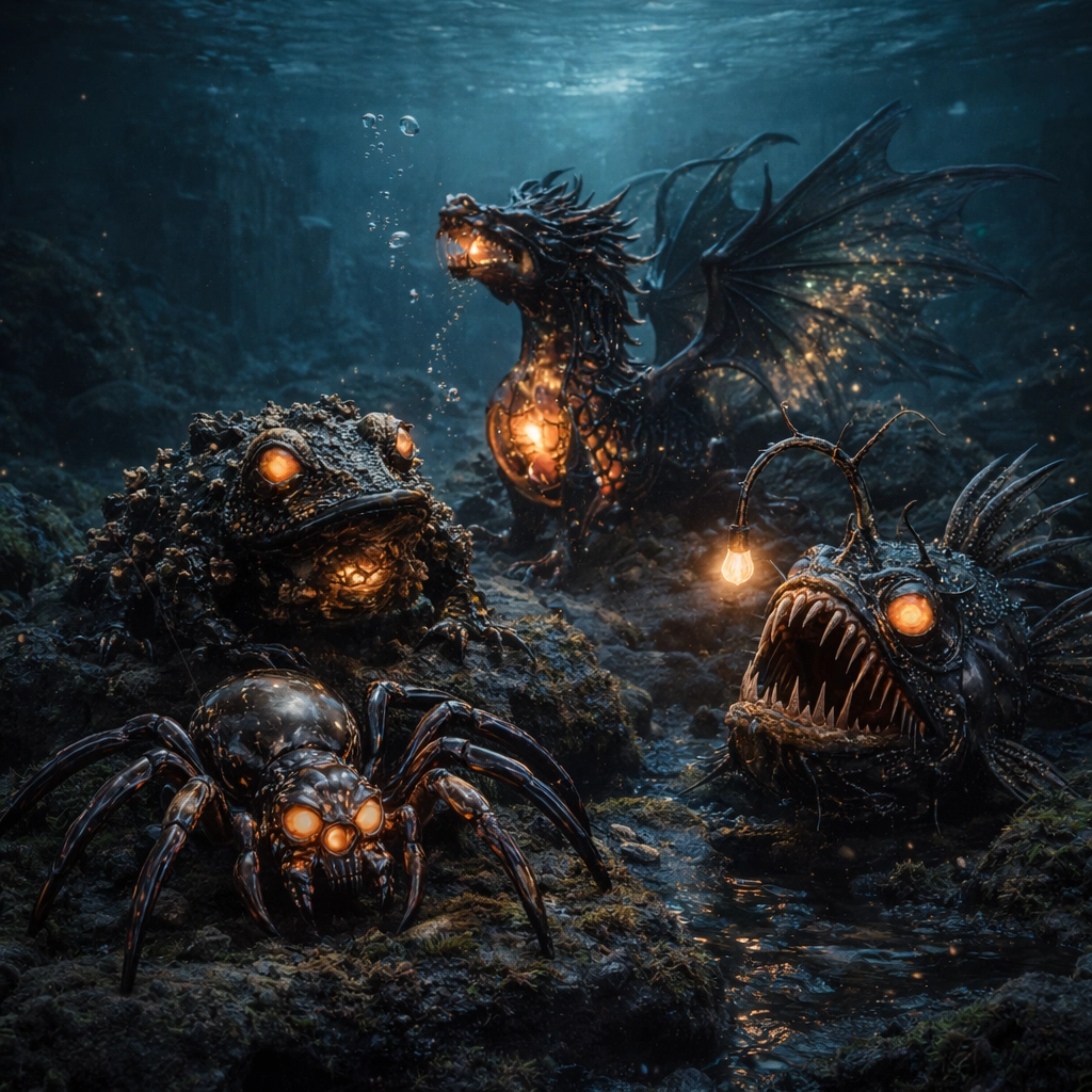 Figurines et bibelots en verre