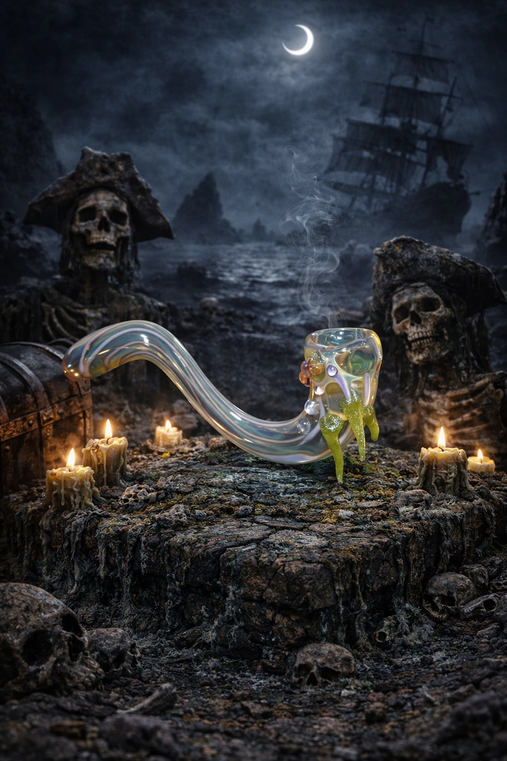 Pipe Sherlock en Verre - Pipe en verre