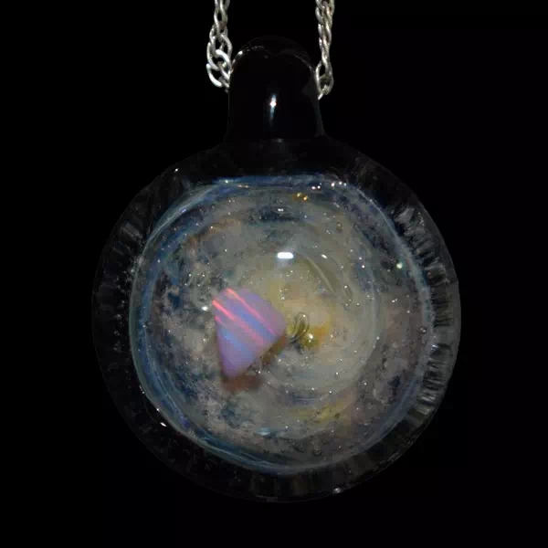 Pendentif en verre - Blueish 