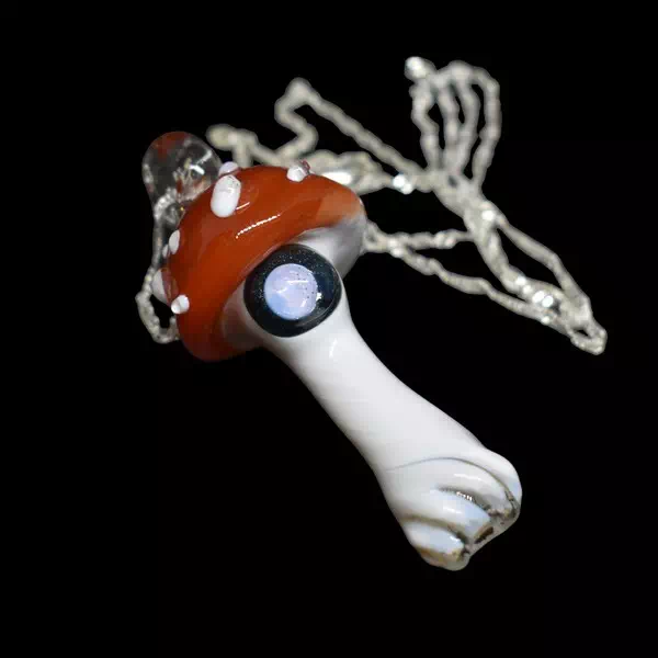 Pendentif en verre - shroomeyesa