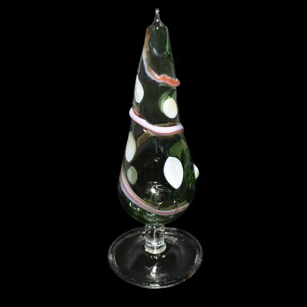 figurine en verre sapin
