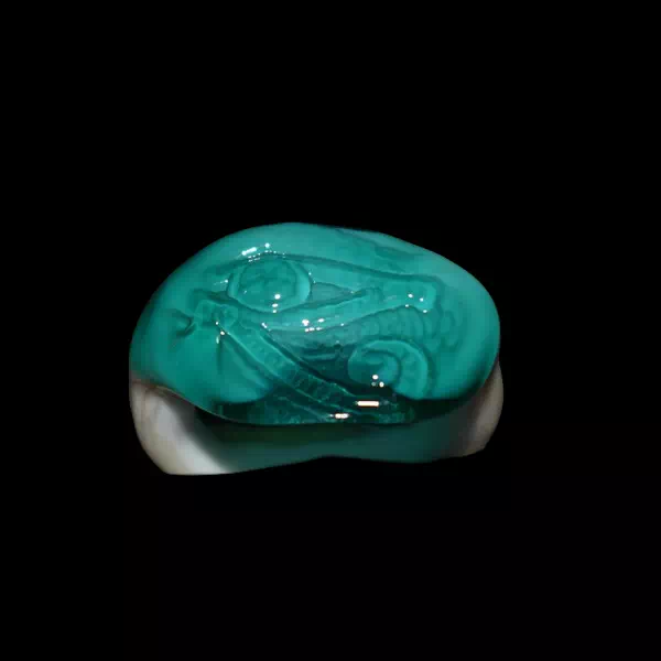 bague en verre Oeil de Râ