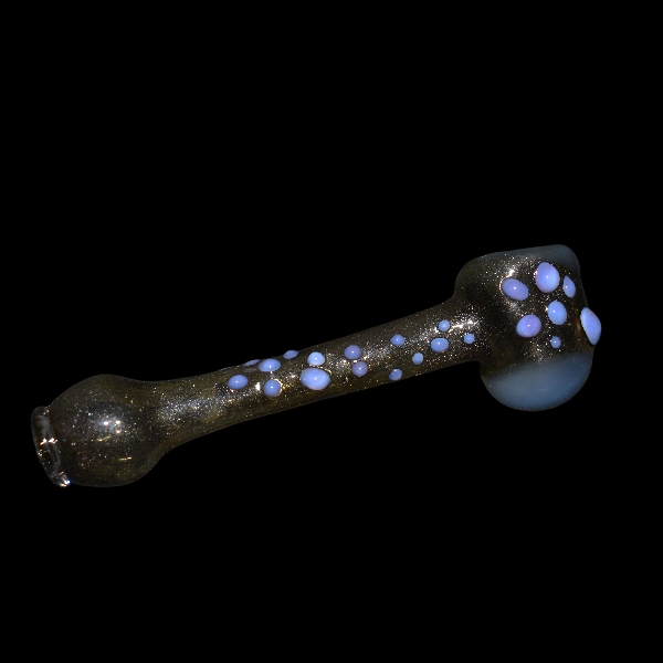 pipe spoon en verre alien métal