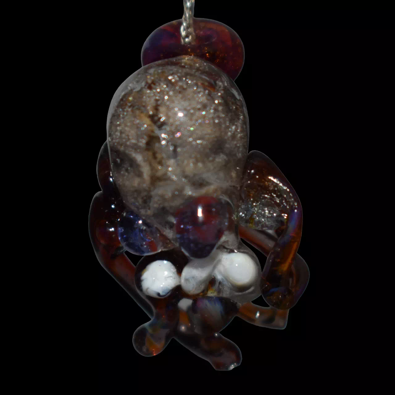 Pendentif en verre - Cranepoulp