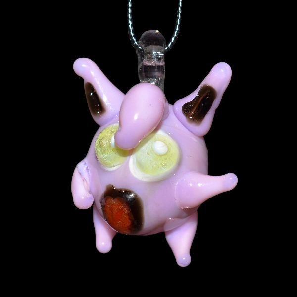 Pendentif en verre - rondoudou
