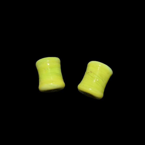 Ecarteur en verre vert pomme