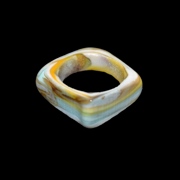 bague en verre éléments 