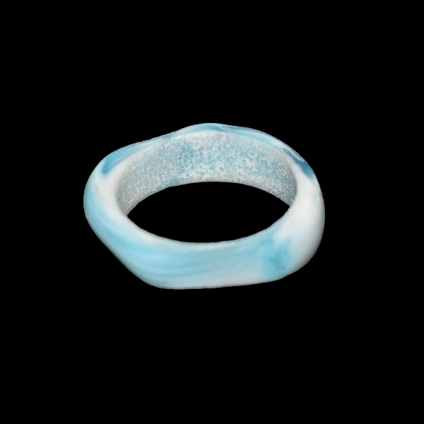 bague en verre brume