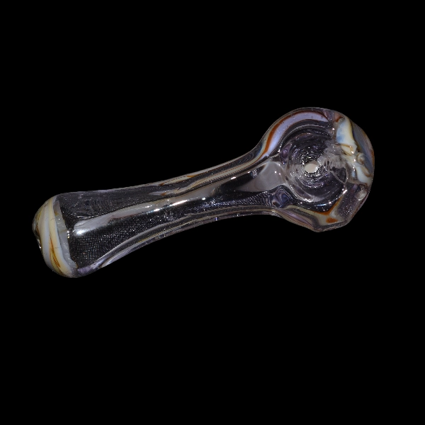 pipe steamrollers en verre violet serpent