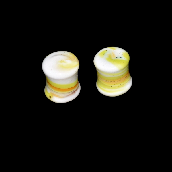 Ecarteur en verre blanc vert