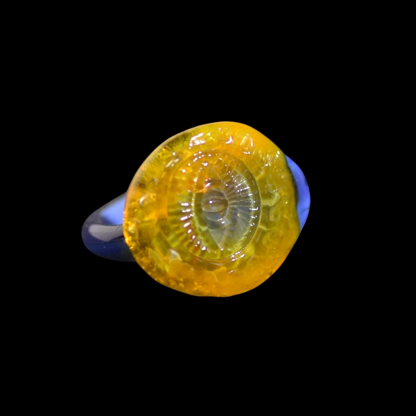 bague en verre soleil oeil