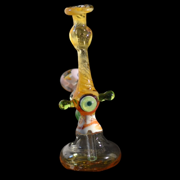 Bang droit en verre oeil vert - Satyr Glass