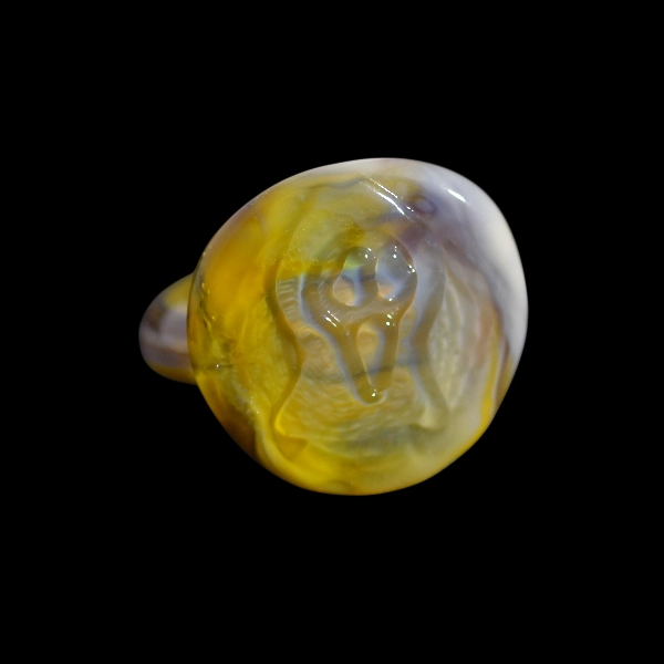 bague en verre scary scream