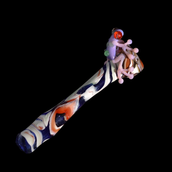chillums en verre psyché frog