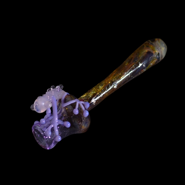 chillums en verre frog purple uv