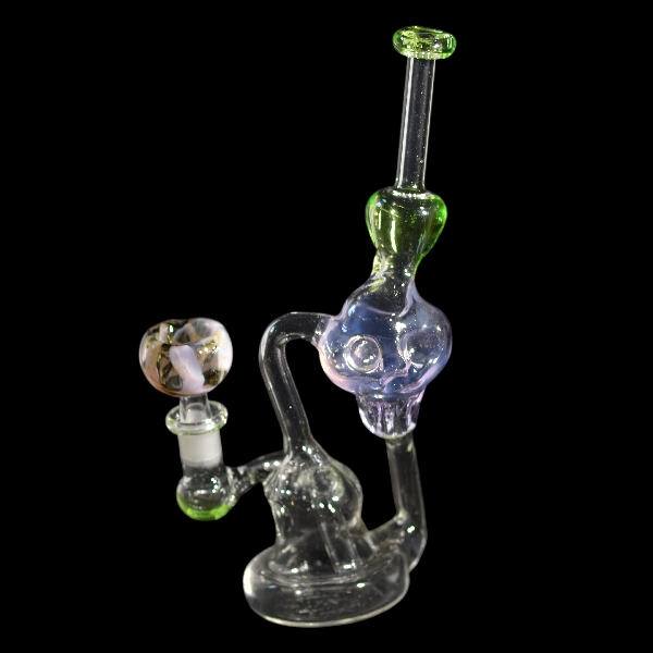 Bang percolateur en verre aztec skull - Satyr Glass