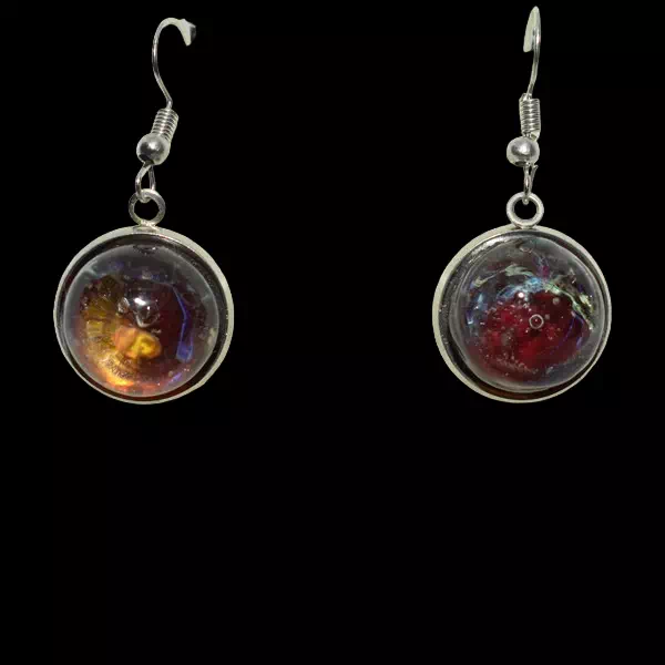 Boucles d'oreilles en verre Space transcendance 33
