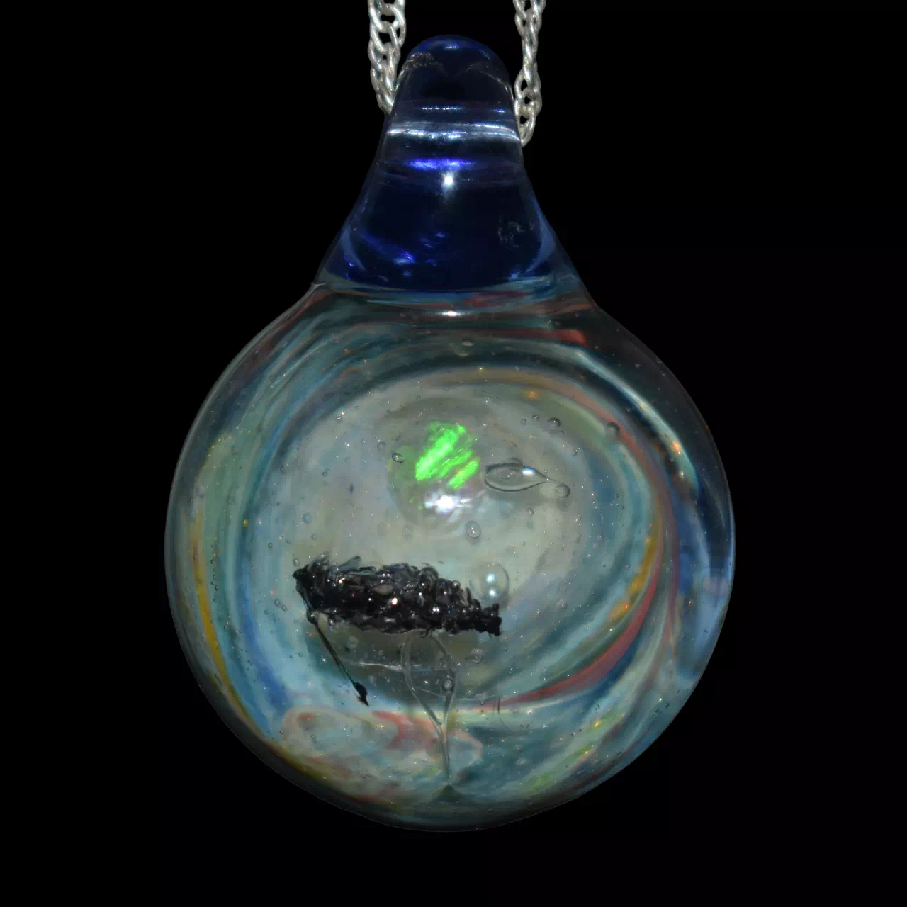 Pendentif en verre - Ouamama