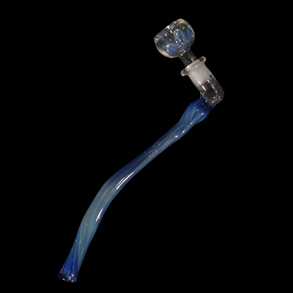 pipe sherlock en verre bleu zeus