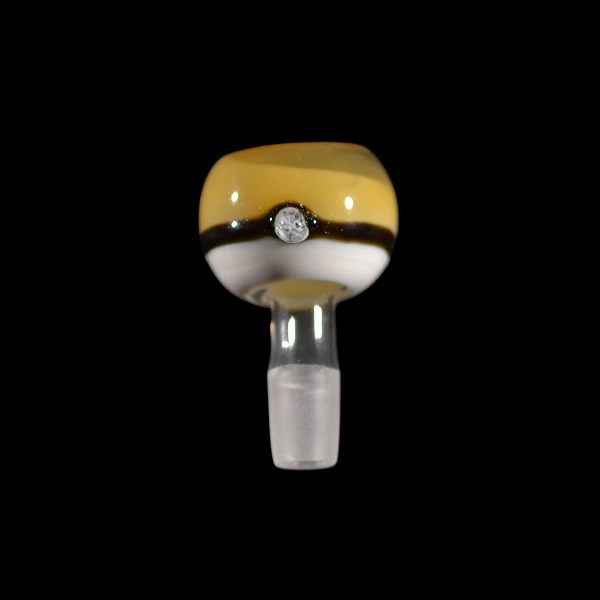 douille en verre pokeball jaune